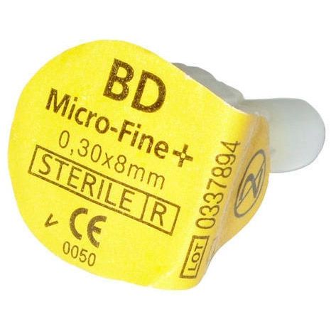 Голки для шприц-ручки BD Micro-Fine™ Plus 0,30 мм (30G) x 8 мм - Зображення 2