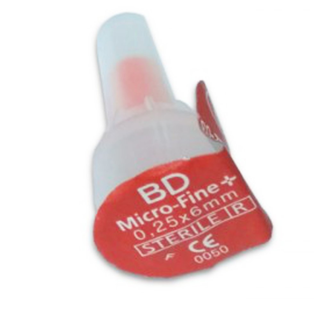 Голки для шприц-ручки BD Micro-Fine™ Plus 0,25 мм (31G) x 6 мм - Зображення 2