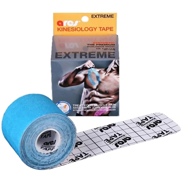 Кінезіо тейп Ares Extreme Блакитний 5см*5м