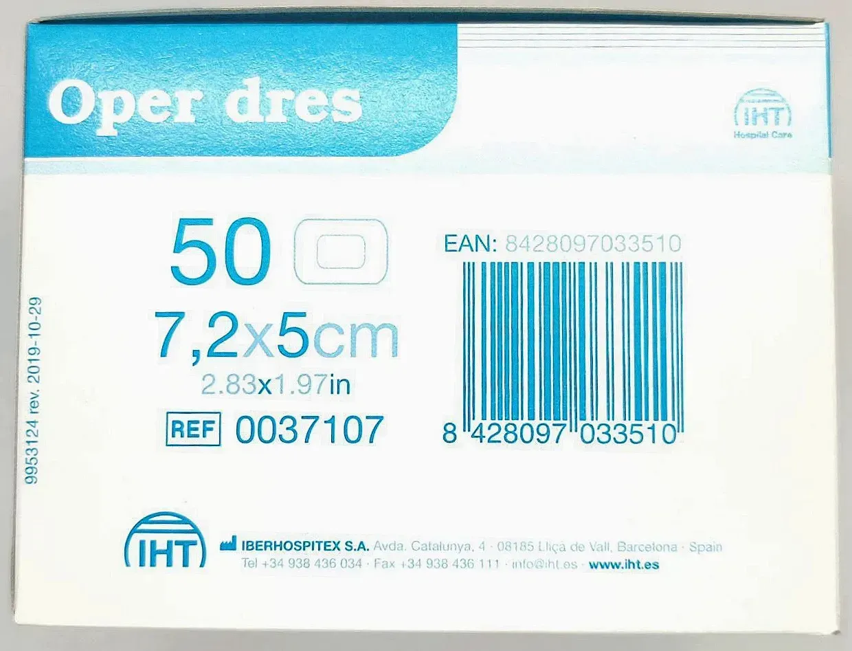 Хірургічна пов’язка Опер дрес (Oper dres) 7,2×5 см, 1шт. - Зображення 2