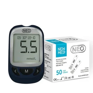 Глюкометр Neo синій + 60 тест-смужок